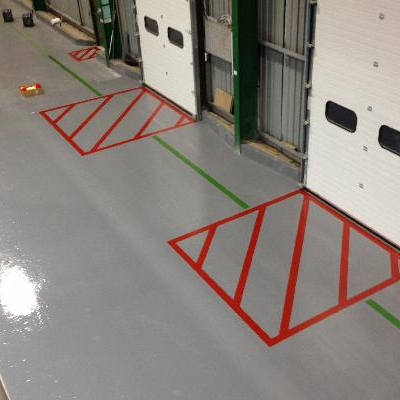 Superbond Linienmarkierung – Epoxidharz für Industrie-Markierungen