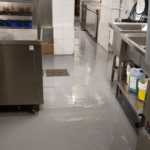 Superbond Bodenbeschichtung Komplettpaket – Gewerbliche Küchen Set für 20m²