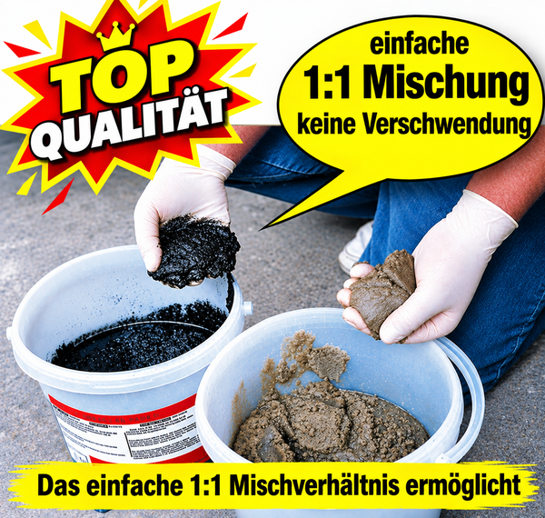 Beton Reparaturmörtel -Superbond Cretex EP - Unglaubliche 70 N/mm² Druckfestigkeit 10Kg